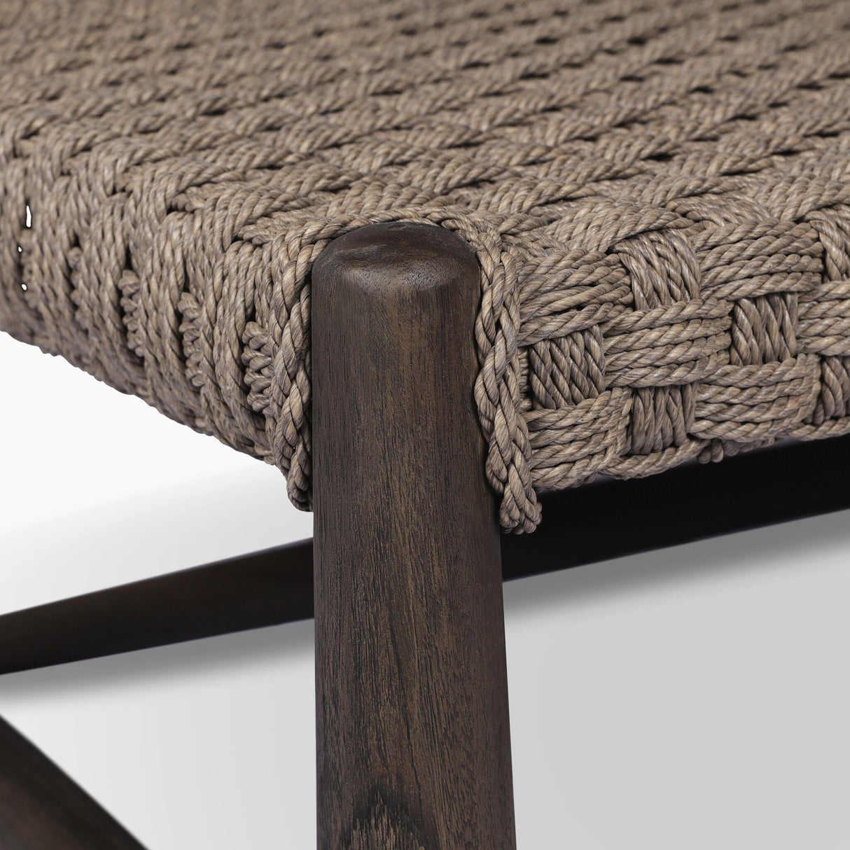 Savio Outdoor Coffee Table in Stained Saddle Brown from Four Hands - Luna Furniture