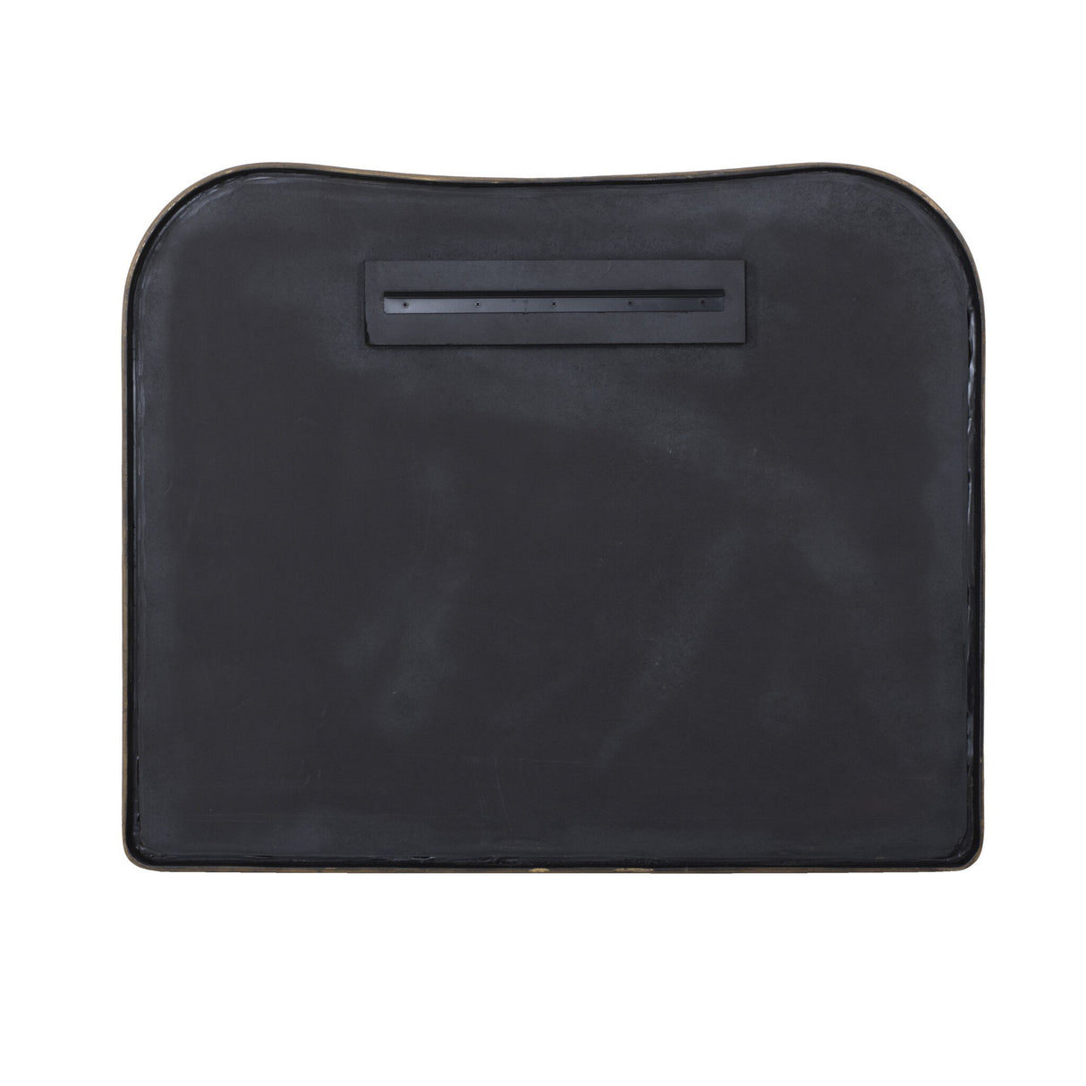 Patz Mantel Mirror in Antiqued Brass Aluminum from Four Hands - Luna Furniture