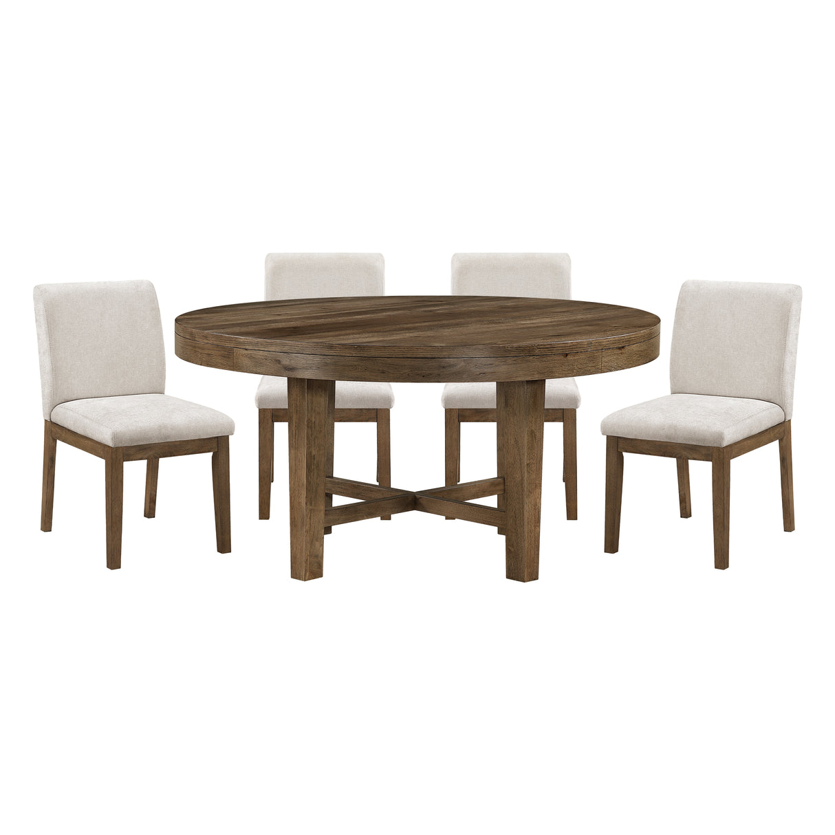 Matisse Brown 60" Round Dining Room Set from Homelegance - Luna Furniture