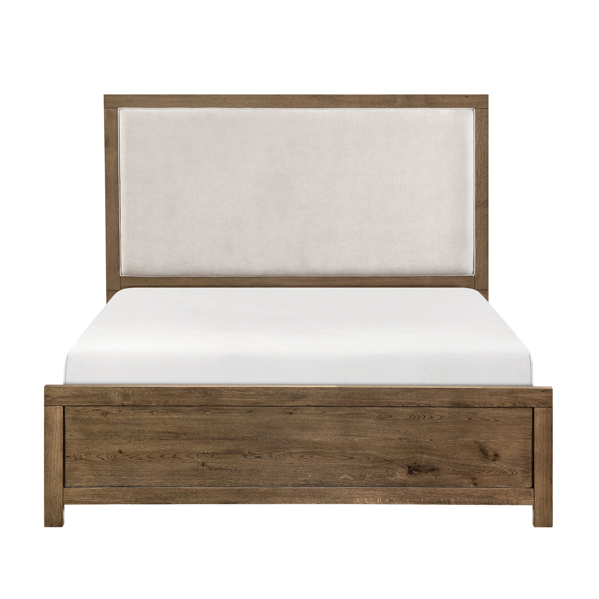 Matisse Brown 5-Piece Queen Panel Upholstered Bedroom Set from Homelegance - Luna Furniture