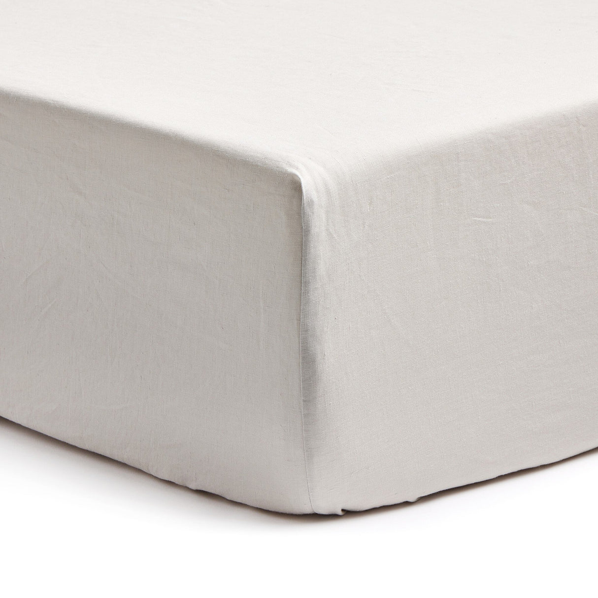 Sable Fitted Sheet in Sable Light Grey from Four Hands - Luna Furniture