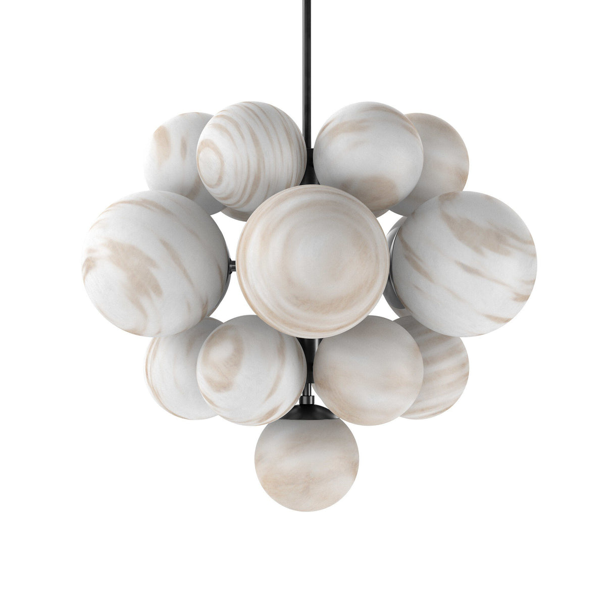 Nova Chandelier in Black Gunmetal from Four Hands - Luna Furniture