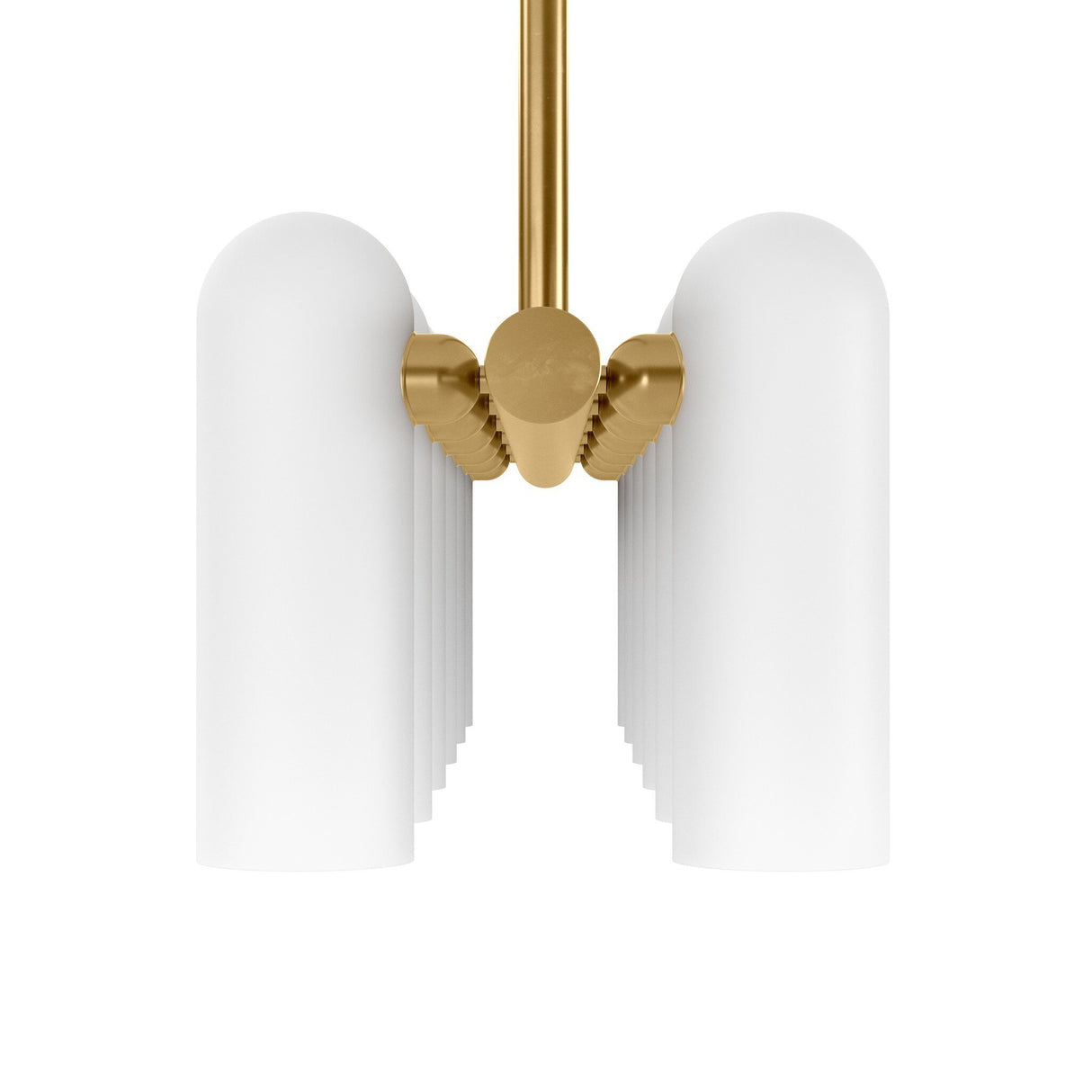Odyssey Linear Md Chandelier in Burnished Brass from Four Hands - Luna Furniture