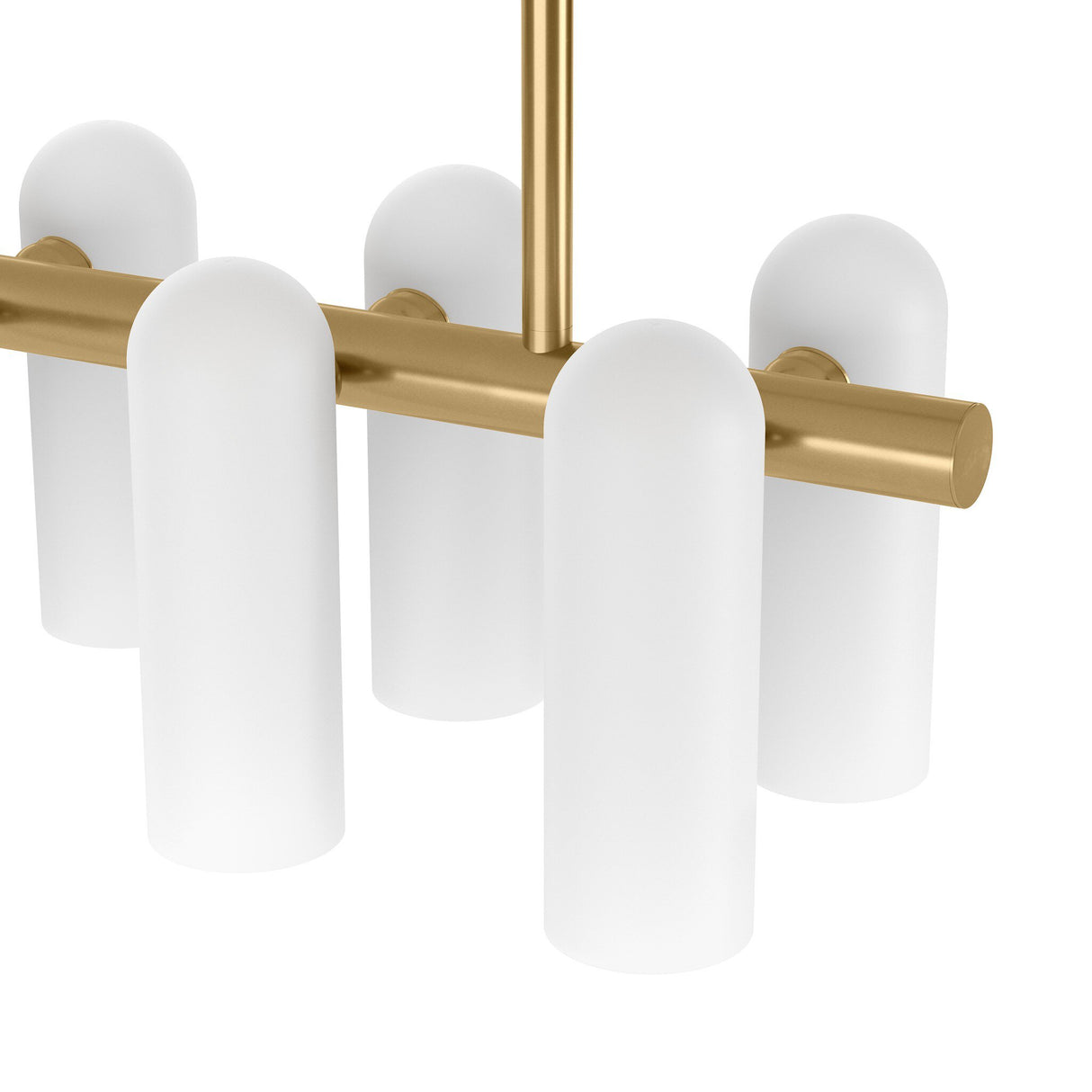 Odyssey Linear Md Chandelier in Burnished Brass from Four Hands - Luna Furniture