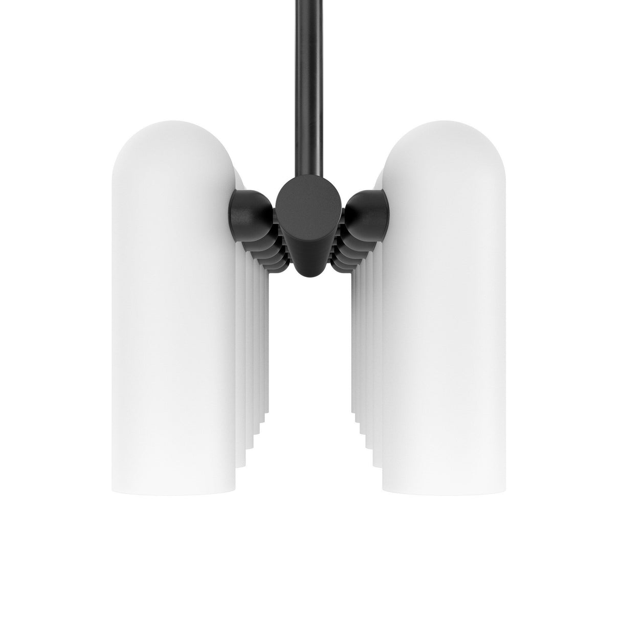 Odyssey Linear Md Chandelier in Black Gunmetal from Four Hands - Luna Furniture