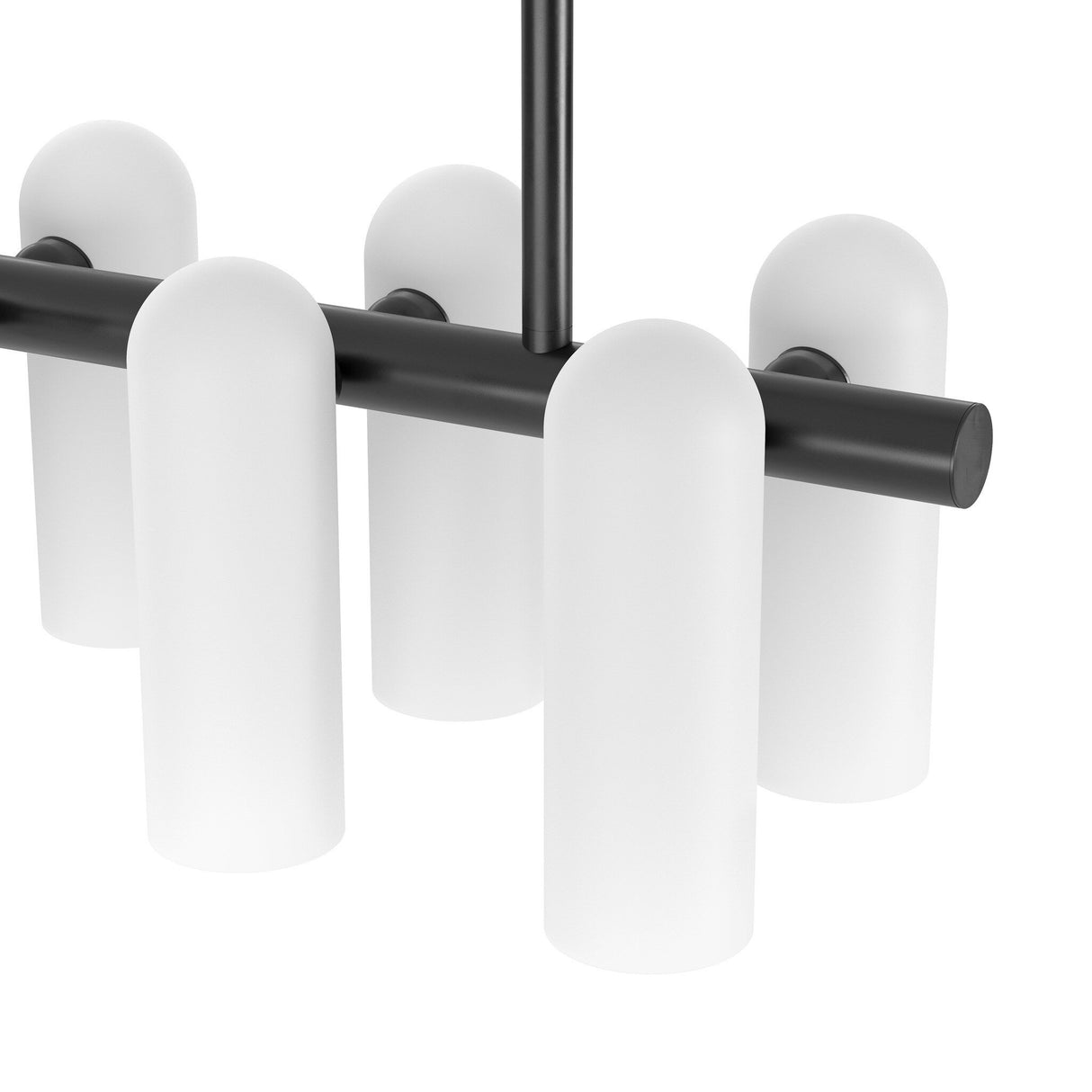 Odyssey Linear Md Chandelier in Black Gunmetal from Four Hands - Luna Furniture
