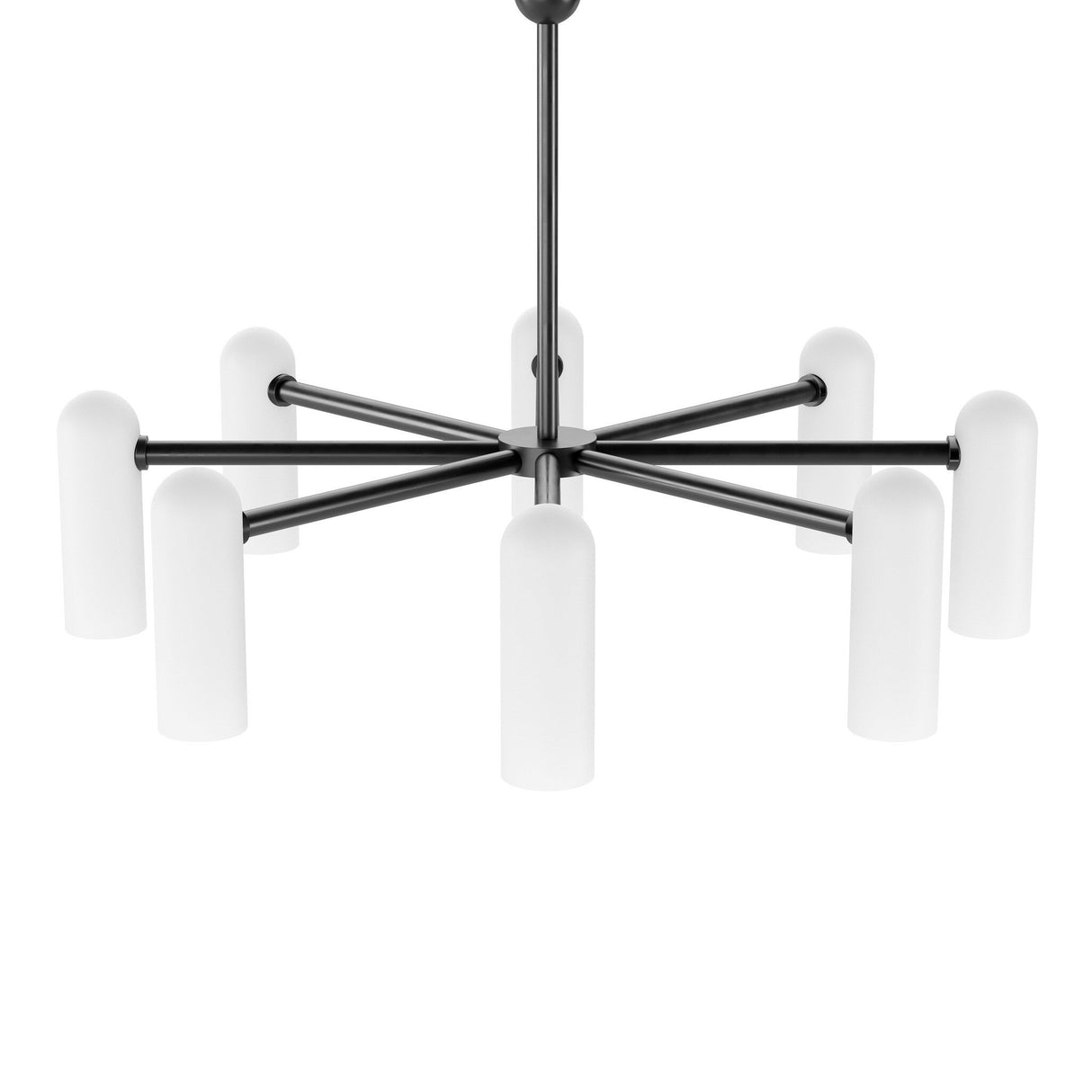 Odyssey Round Md Chandelier in Black Gunmetal from Four Hands - Luna Furniture