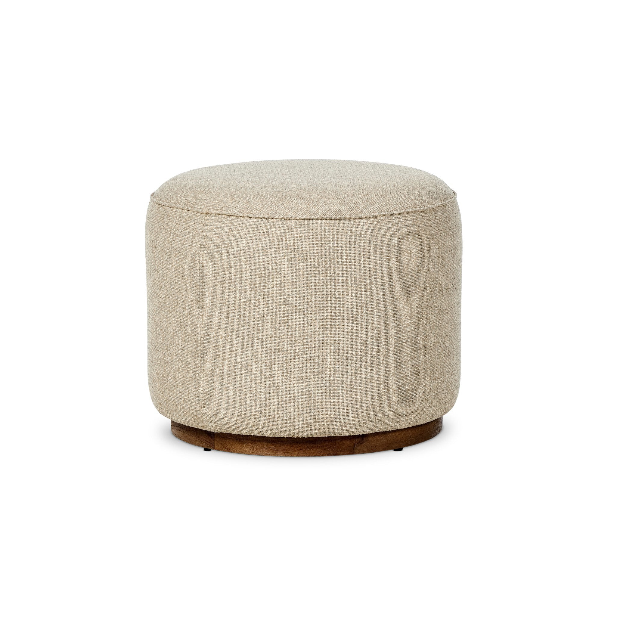 Sinclair Outdoor Ottoman in Hayes Cream – Luna Furniture