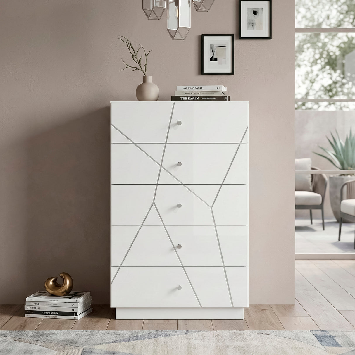 Orlo White Mirror from Homelegance - Luna Furniture
