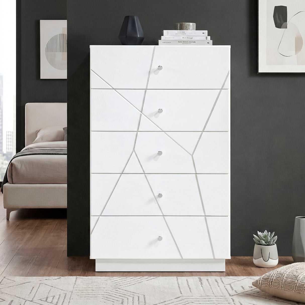 Orlo White Mirror from Homelegance - Luna Furniture