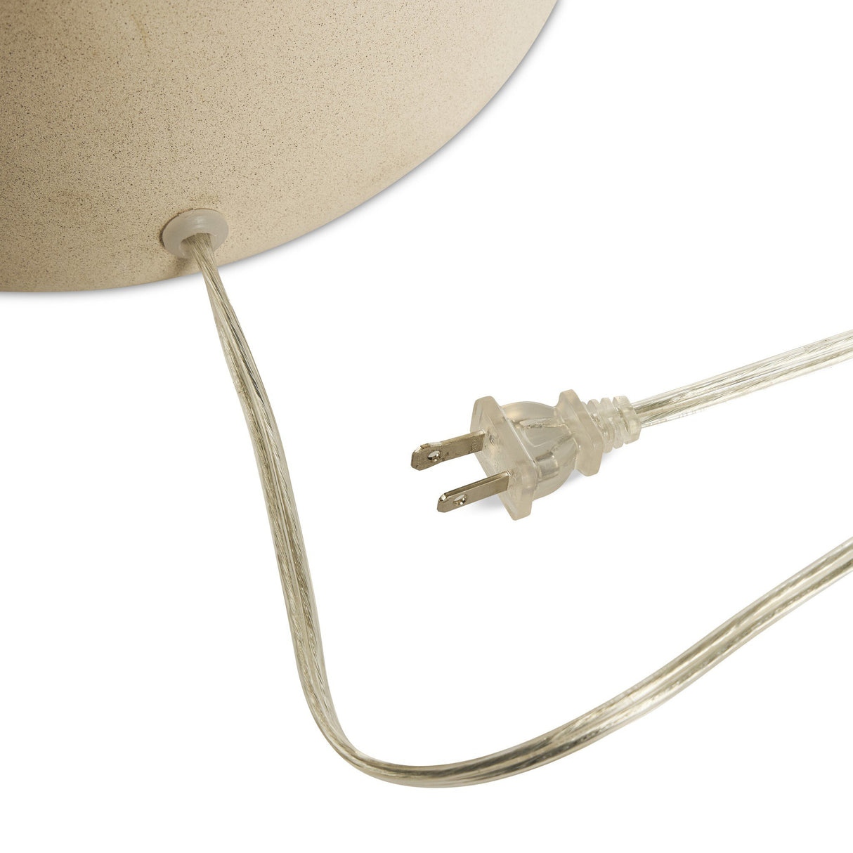 Sadia Table Lamp in Light Sand Ceramic from Four Hands - Luna Furniture