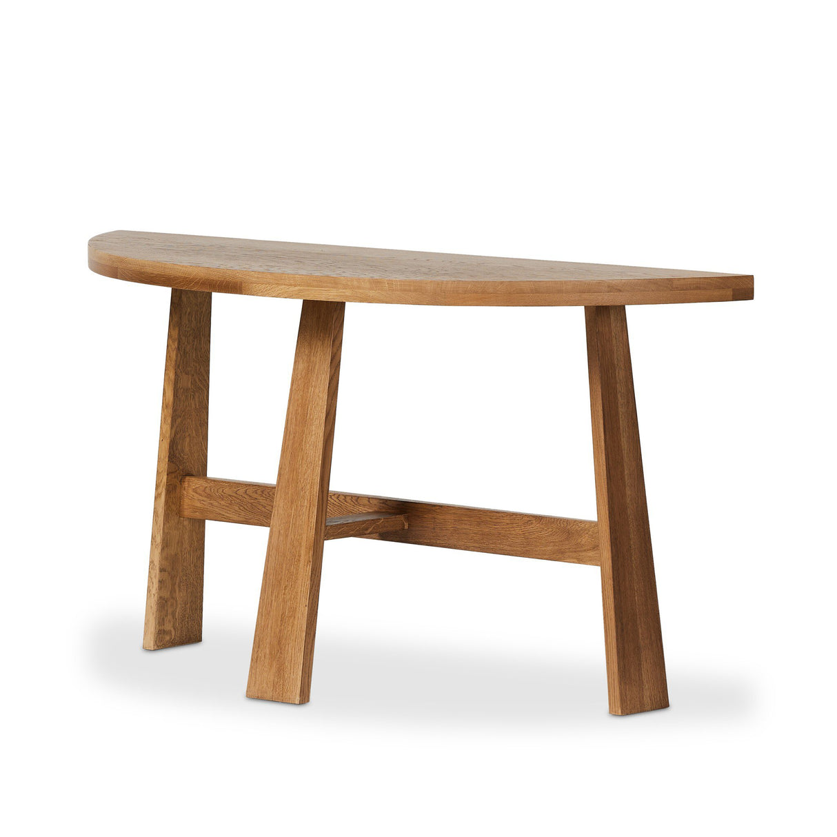 Fara Console Table in Light Brown Oak from Four Hands - Luna Furniture
