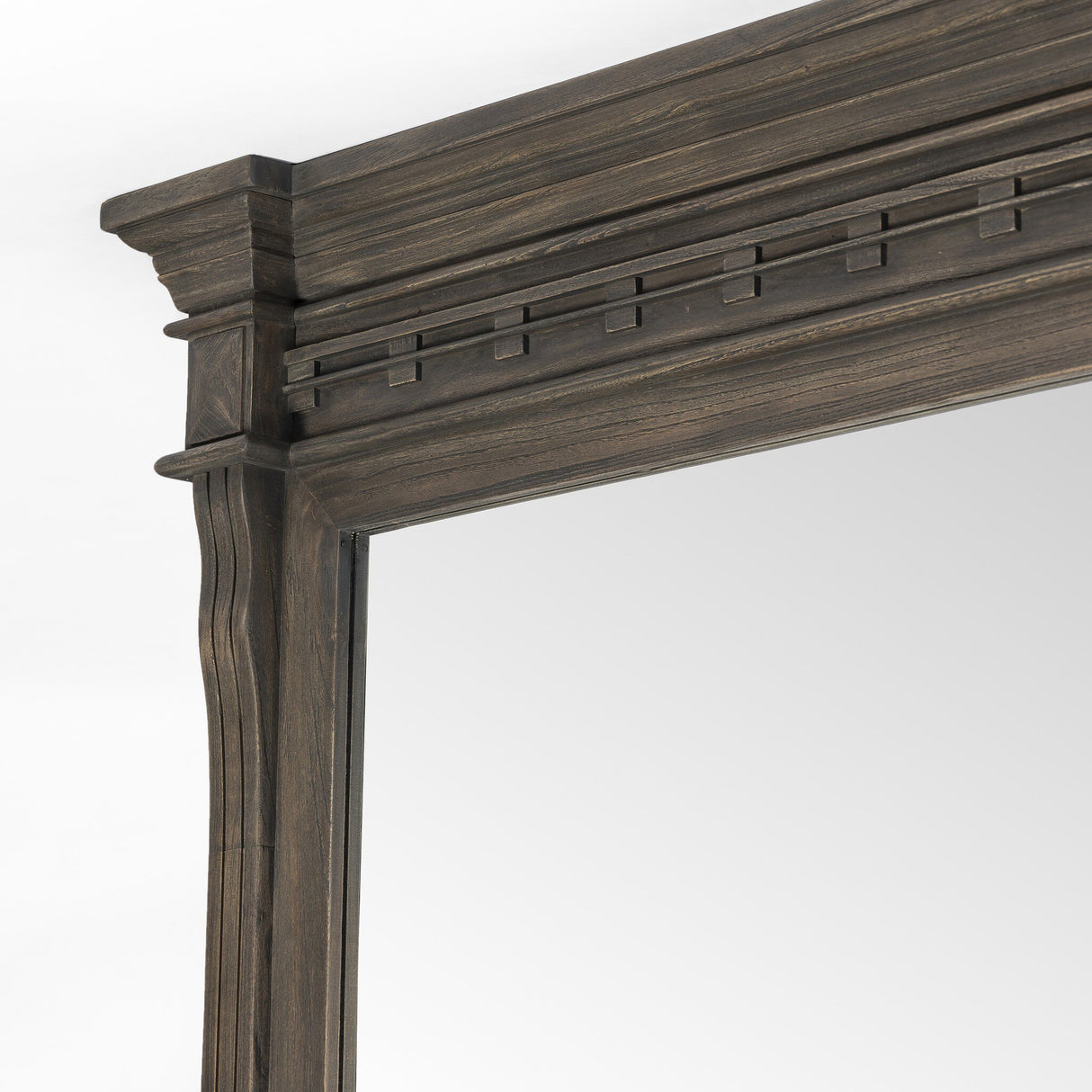 Hemlock Floor Mirror in Weathered Elm from Four Hands - Luna Furniture