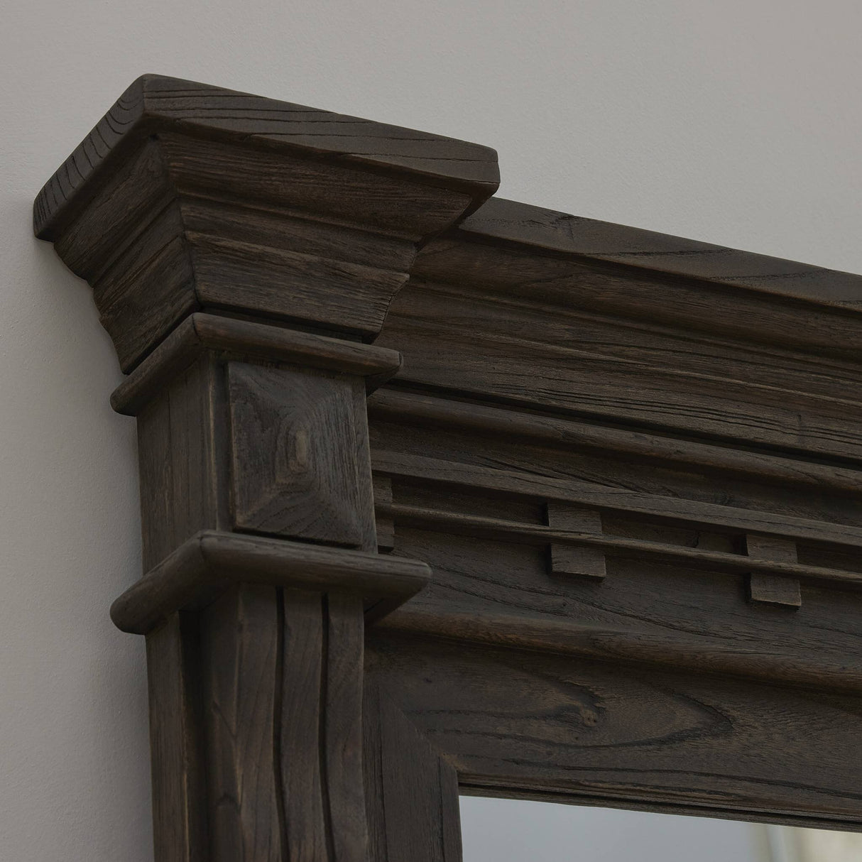 Hemlock Floor Mirror in Weathered Elm from Four Hands - Luna Furniture