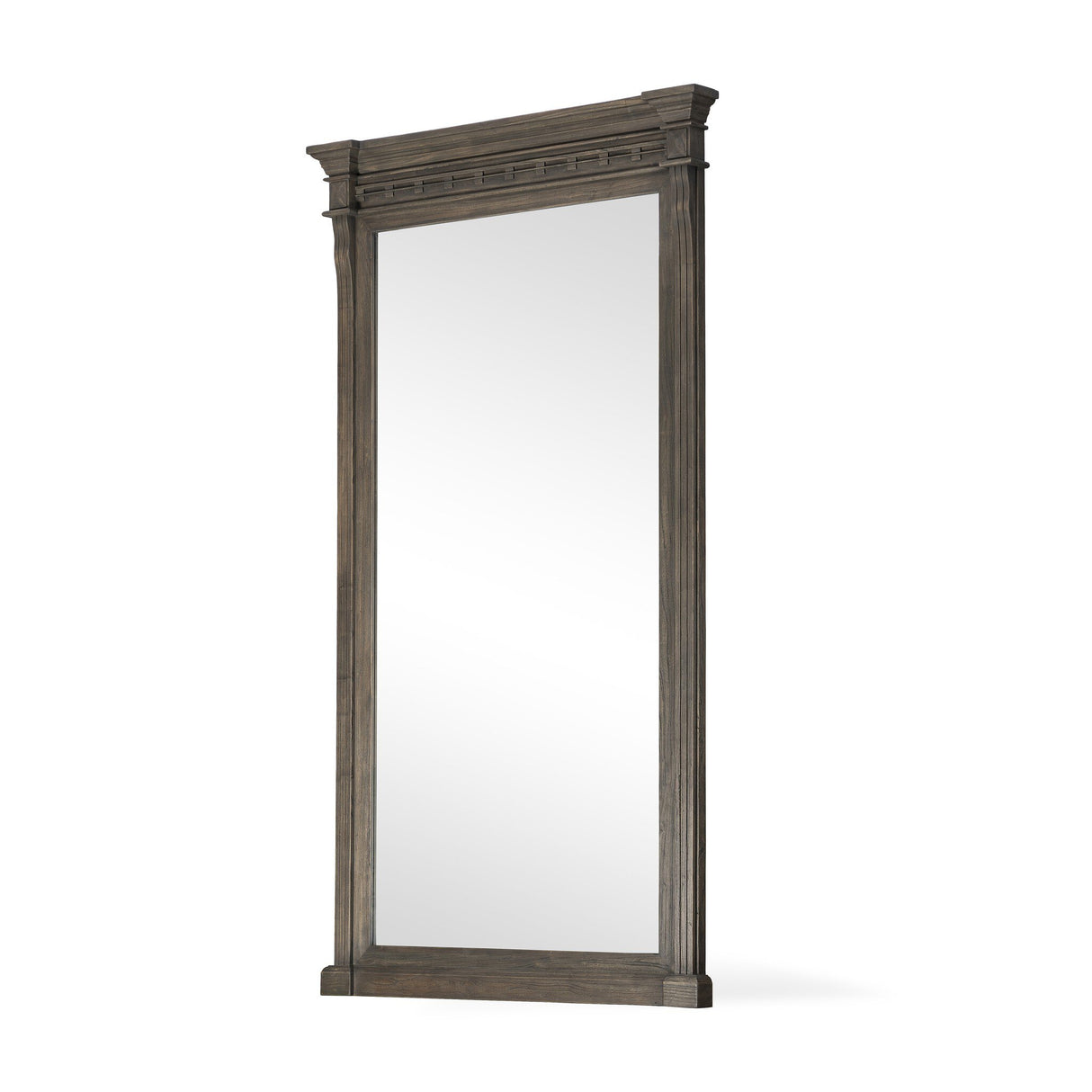 Hemlock Floor Mirror in Weathered Elm from Four Hands - Luna Furniture
