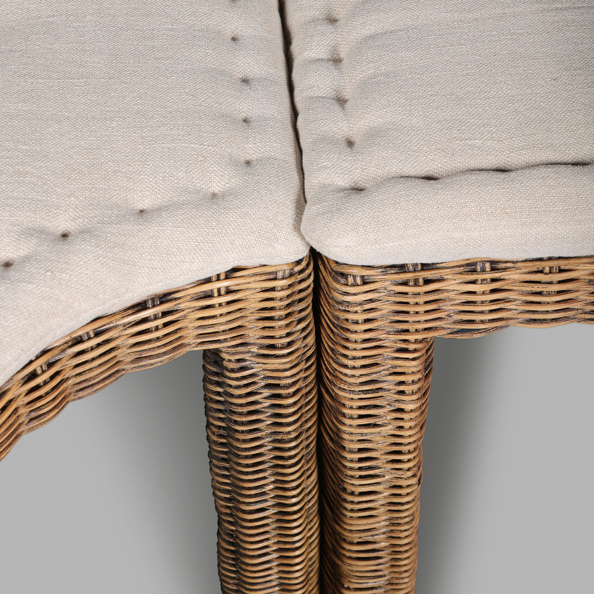 Senna Dining Banquette L-Shape in Broadway Dune from Four Hands - Luna Furniture