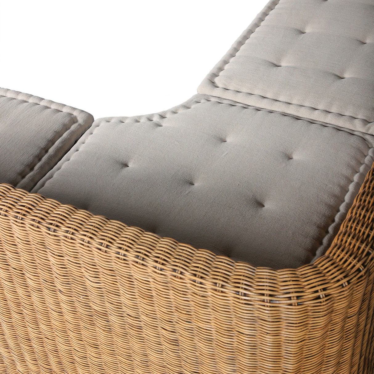 Senna Dining Banquette L-Shape in Broadway Dune from Four Hands - Luna Furniture