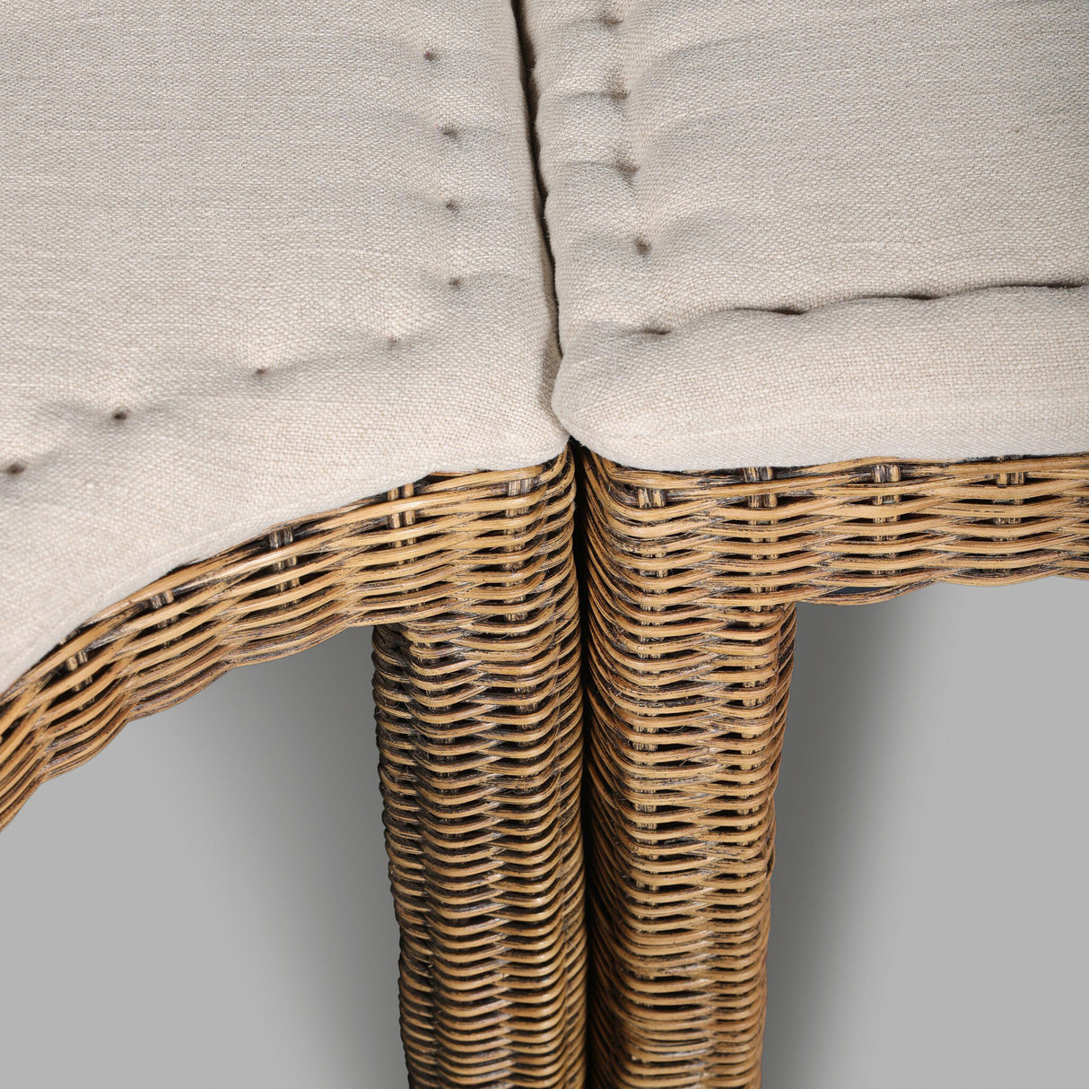 Senna Dining Banquette L-Shape in Broadway Dune from Four Hands - Luna Furniture