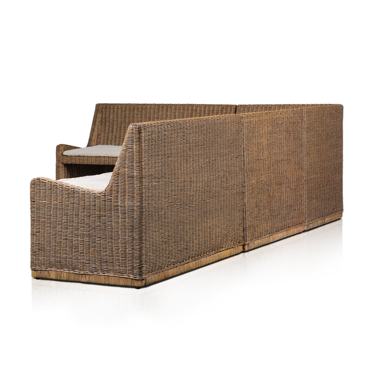 Senna Dining Banquette L-Shape in Broadway Dune from Four Hands - Luna Furniture