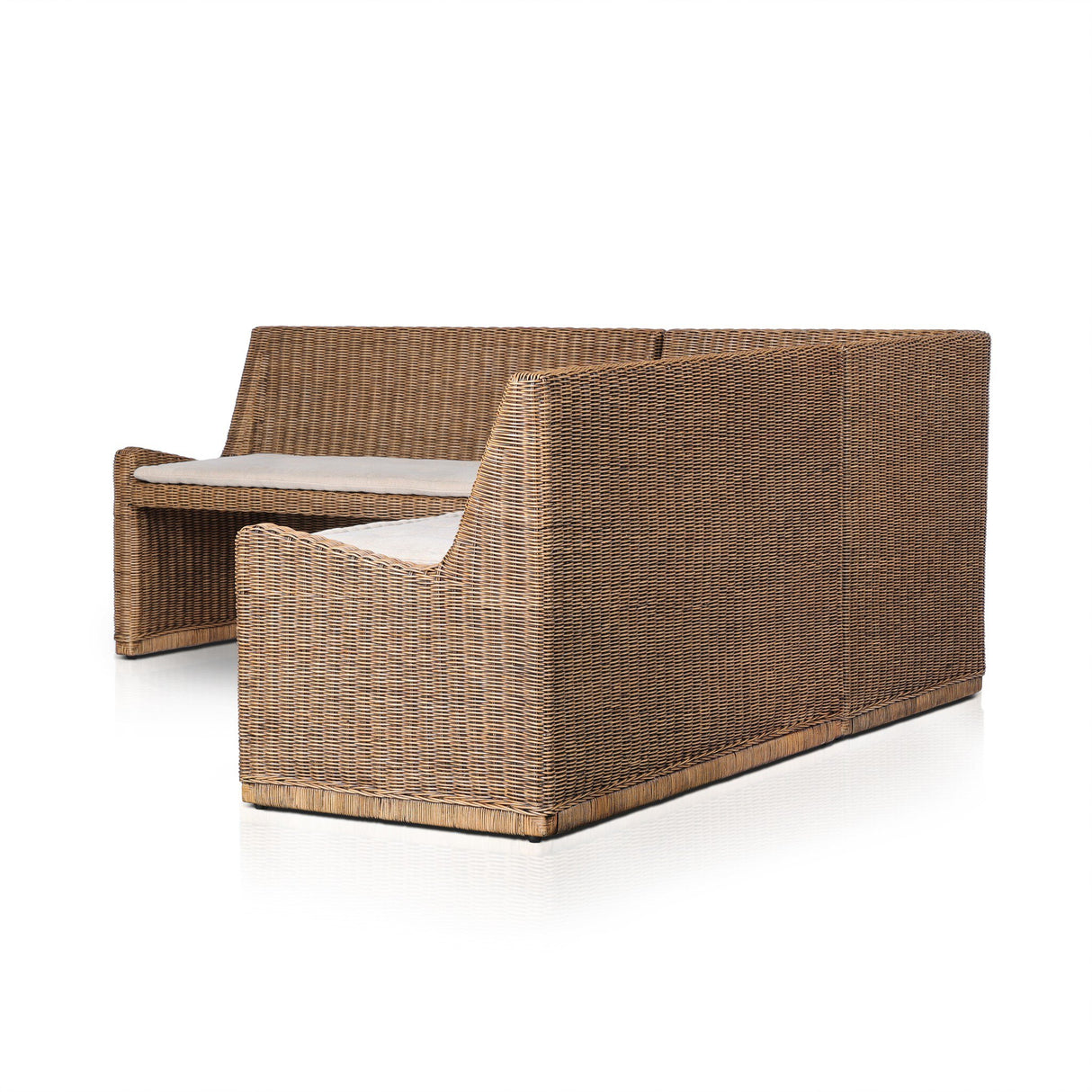 Senna Dining Banquette L-Shape in Broadway Dune from Four Hands - Luna Furniture