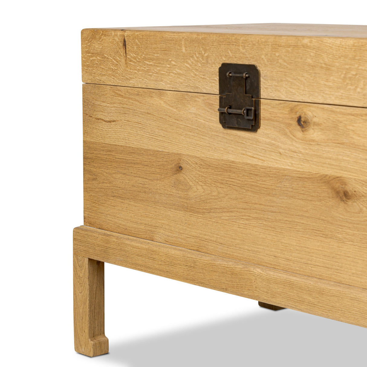 Alister Trunk in Light Toasted Oak from Four Hands - Luna Furniture
