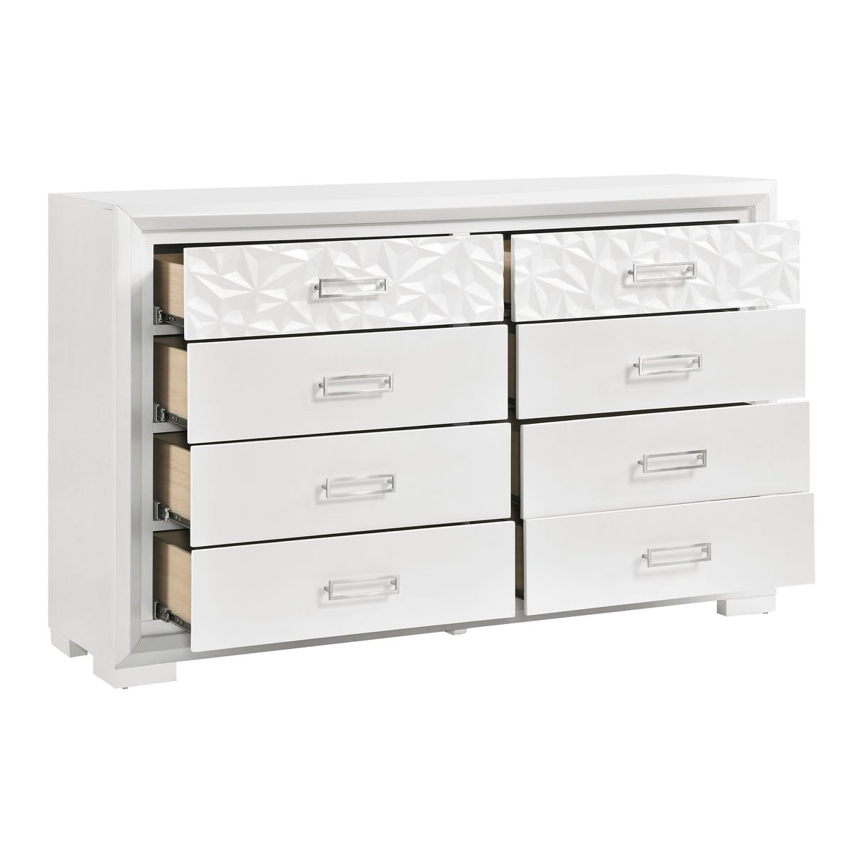 Homelegance White Contemporary 38.5 x 1.5 x 38.5H Wall Mirror from Homelegance - Luna Furniture