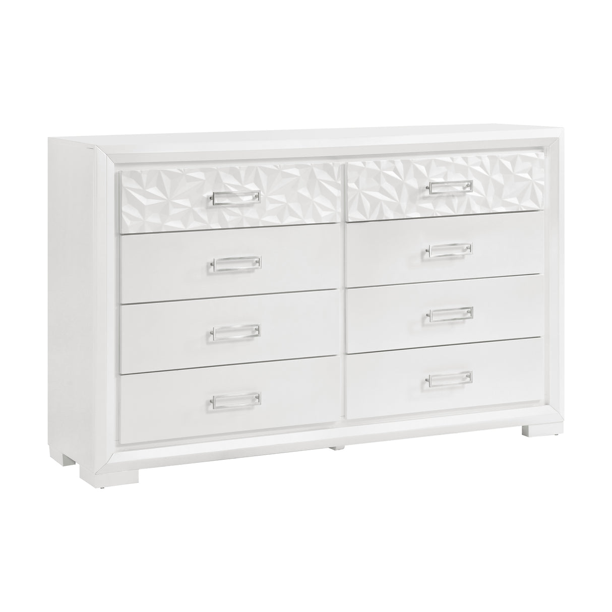 Homelegance White Contemporary 38.5 x 1.5 x 38.5H Wall Mirror from Homelegance - Luna Furniture