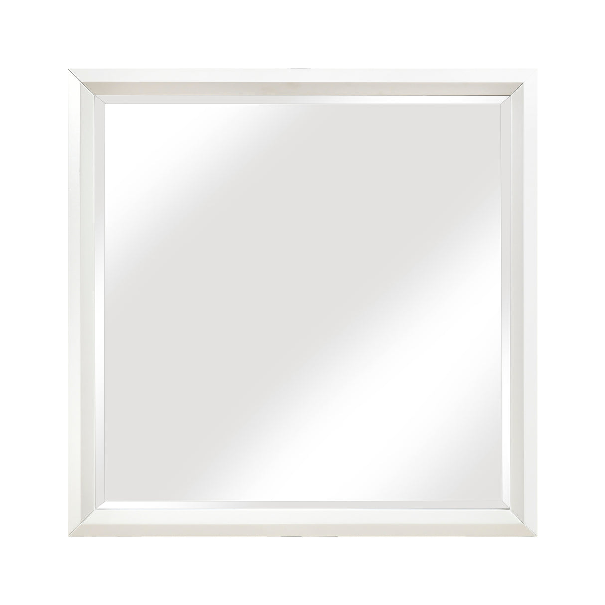 Luna Pearl White Bedroom Mirror