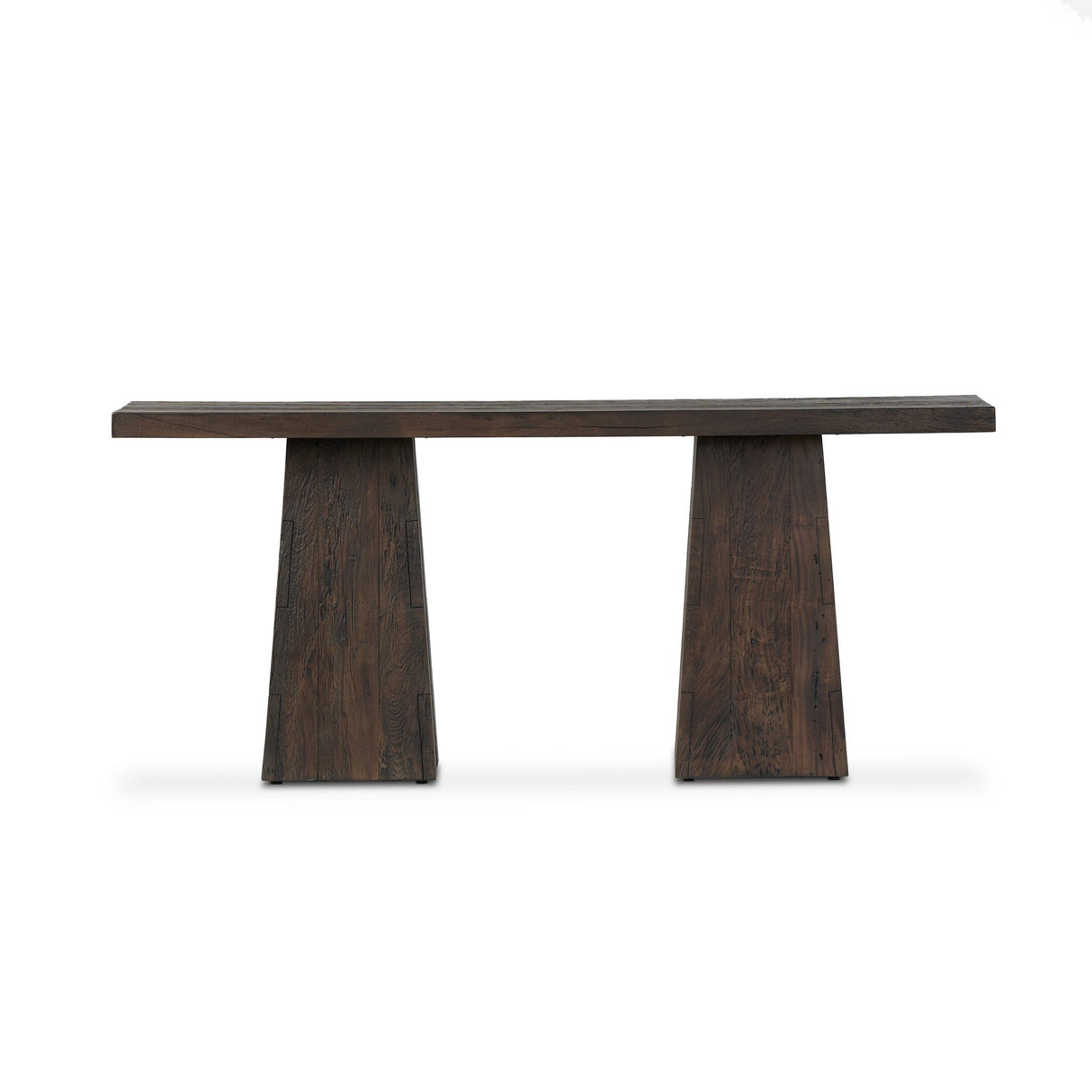 Atlas Console Table in Smoked Alder from Four Hands - Luna Furniture