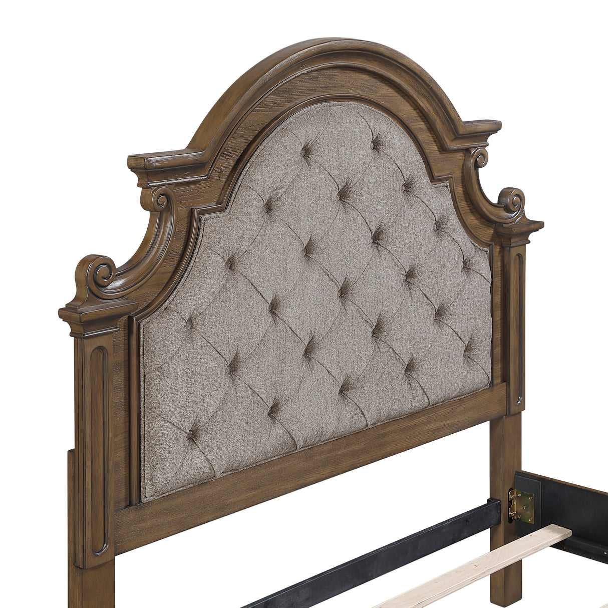 Wengen Brown 4pc Set (QB+NS+DR+MR) from Homelegance - Luna Furniture