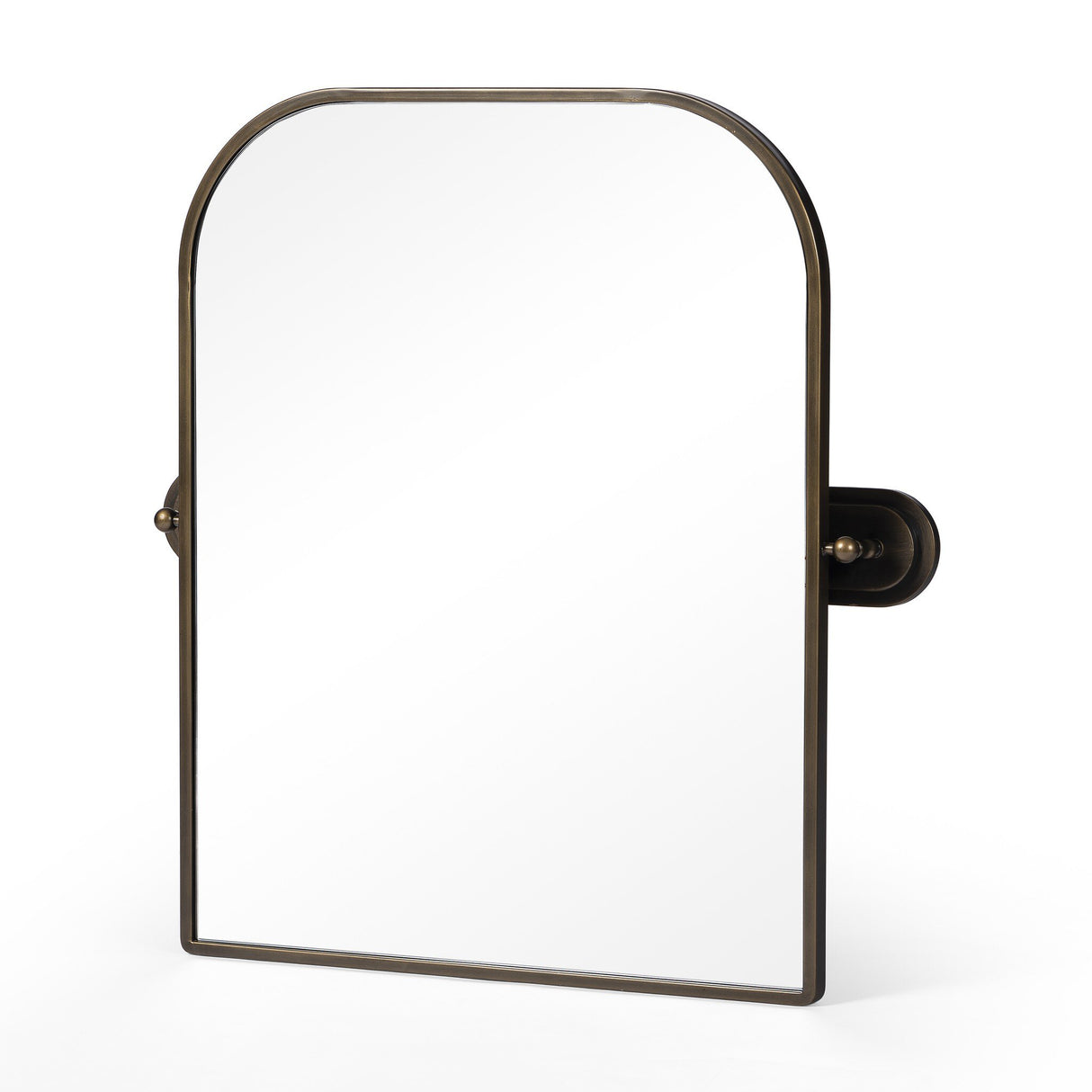Beau Mirror in Aged Iron from Four Hands - Luna Furniture