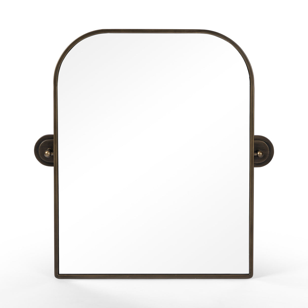 Beau Mirror in Aged Iron from Four Hands - Luna Furniture
