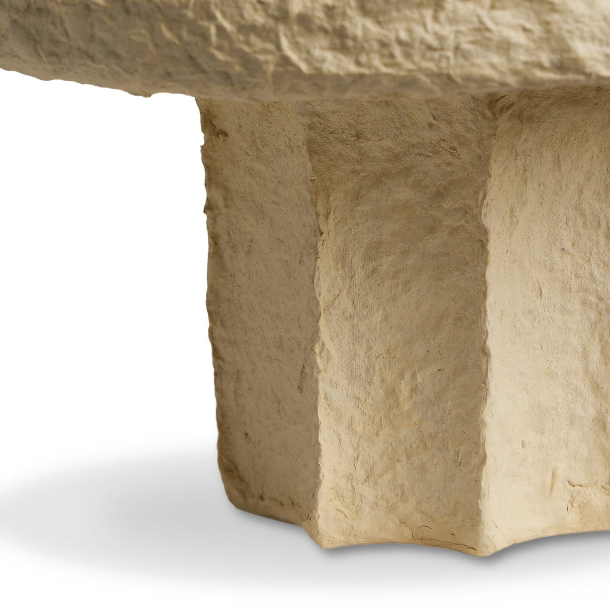 Sumba Pedestal Set in Natural Paper Mache from Four Hands - Luna Furniture