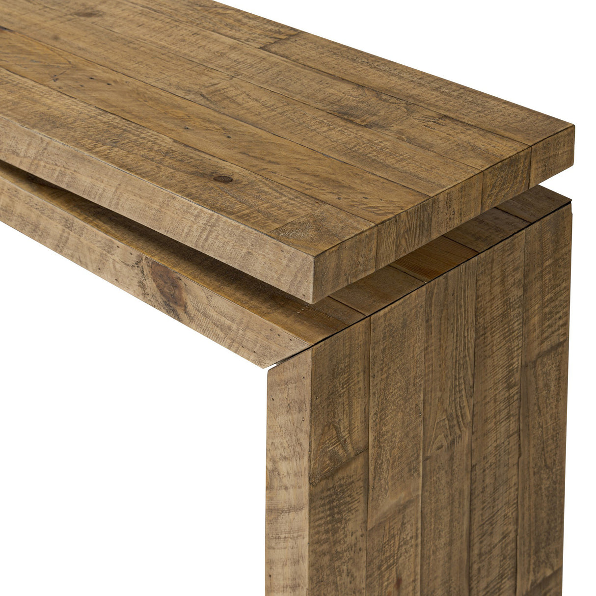 Matthes Console Table - 60" in Sierra Rustic Natural from Four Hands - Luna Furniture