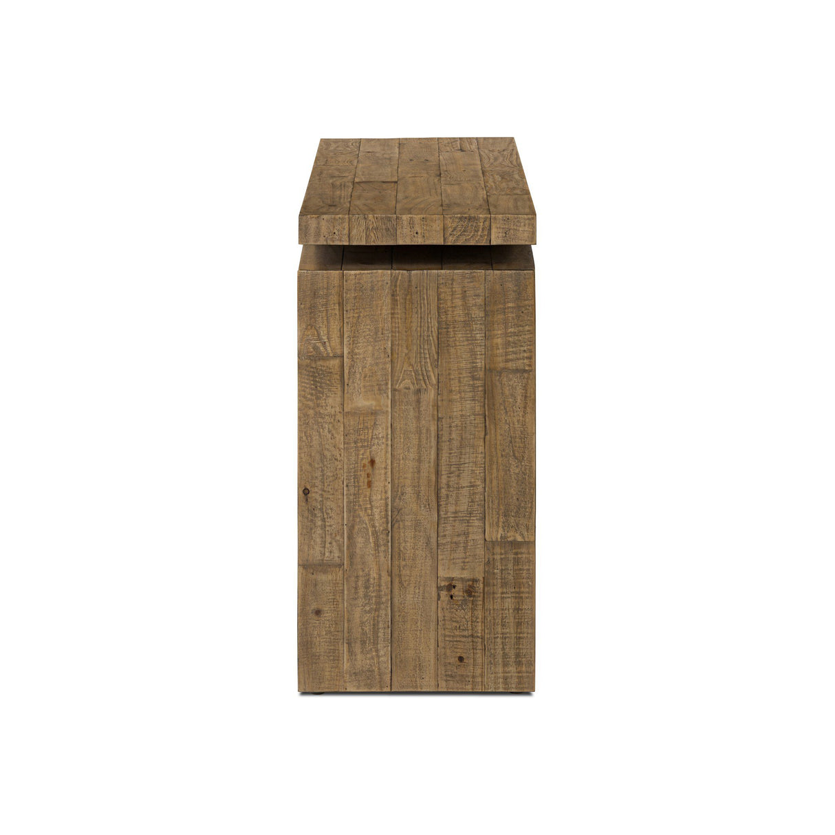 Matthes Console Table - 60" in Sierra Rustic Natural from Four Hands - Luna Furniture