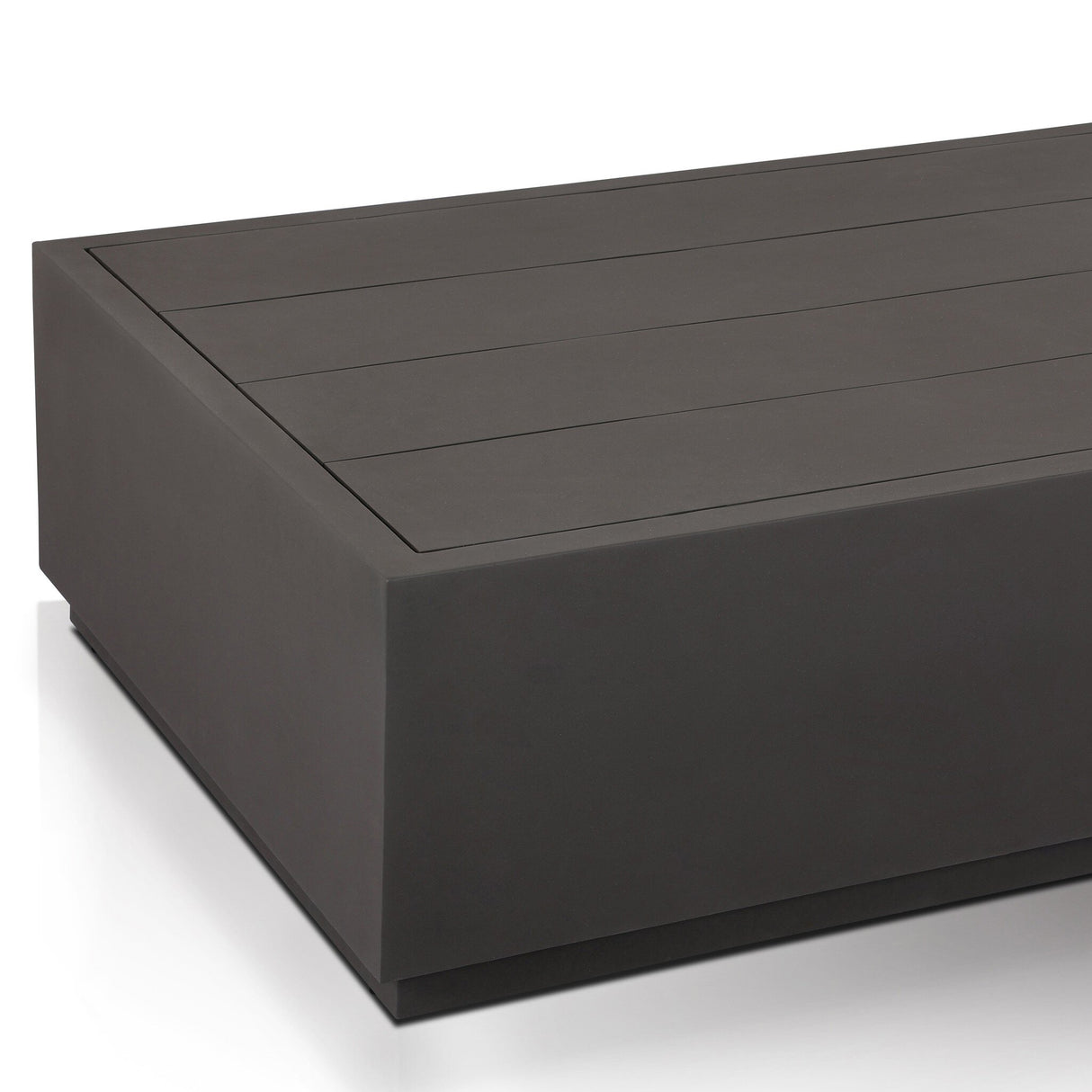 Messo Outdoor Metal Coffee Table in Bronze from Four Hands - Luna Furniture