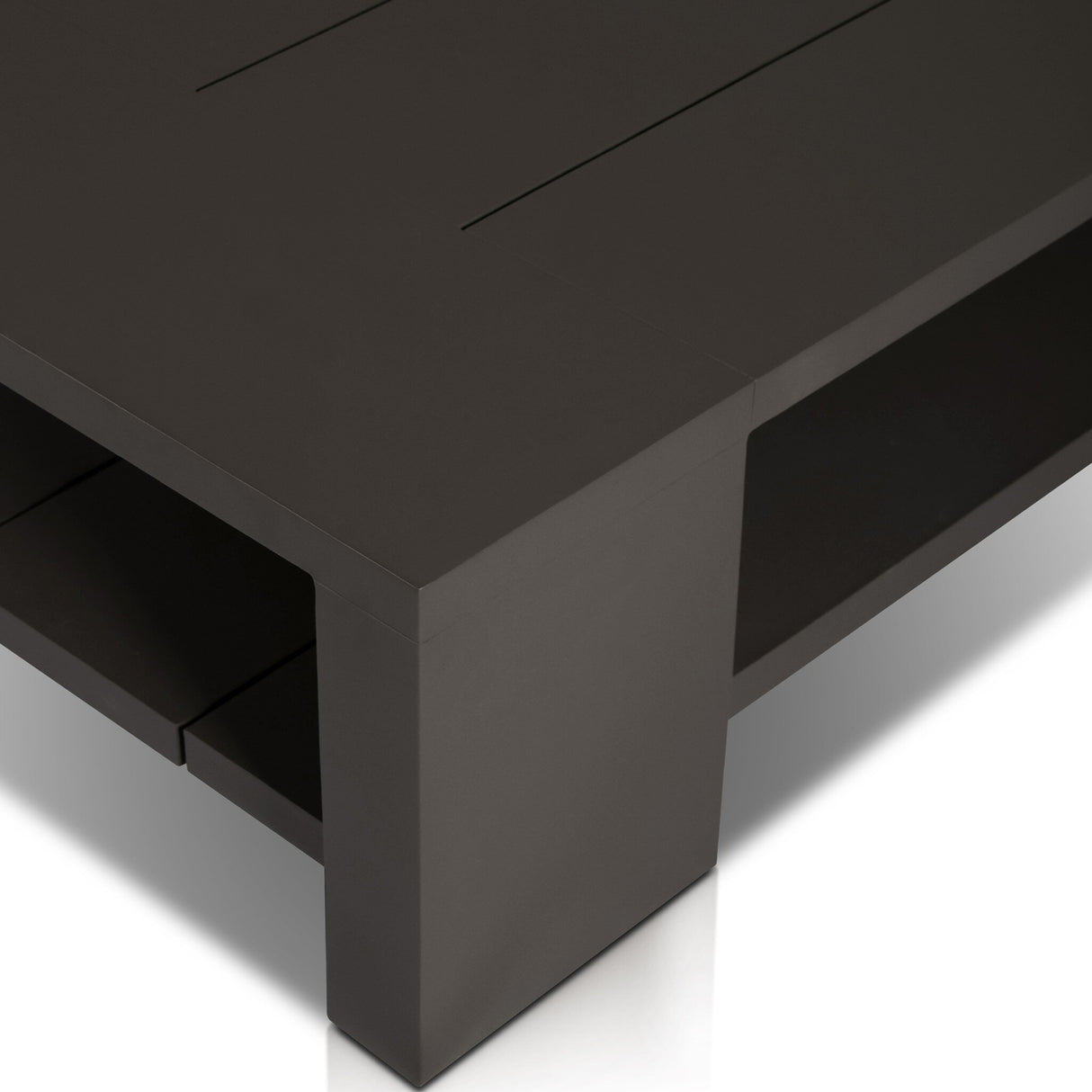 Roca Outdoor Metal Coffee Table in Bronze from Four Hands - Luna Furniture