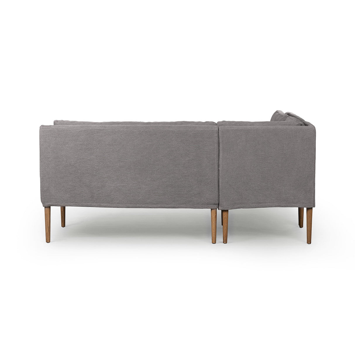 Aurelia Dining Banquette L-Shape in Broadway Denim from Four Hands - Luna Furniture