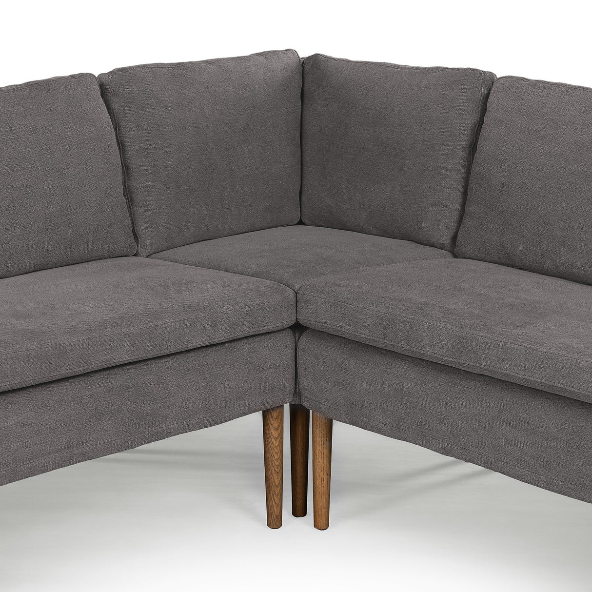 Aurelia Dining Banquette L-Shape in Broadway Denim from Four Hands - Luna Furniture