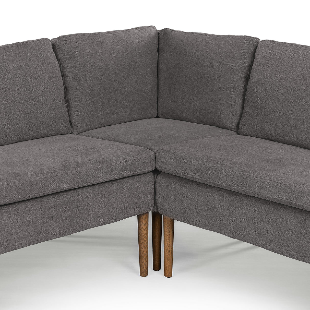 Aurelia Dining Banquette L-Shape in Broadway Denim from Four Hands - Luna Furniture