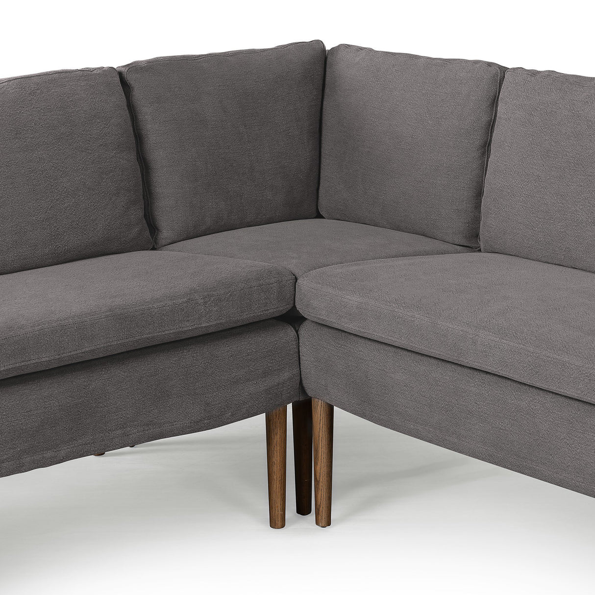 Aurelia Dining Banquette L-Shape in Broadway Denim from Four Hands - Luna Furniture