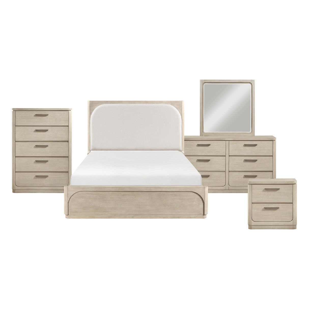 2477-1*9 5pc Set (QB+NS+DR+MR+CH) from Homelegance - Luna Furniture