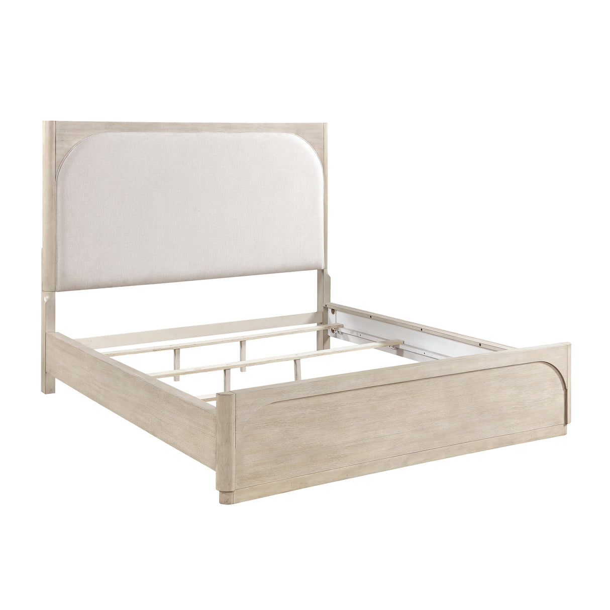 Alita Beige/Light Gray Natural Bedroom Set from Homelegance - Luna Furniture