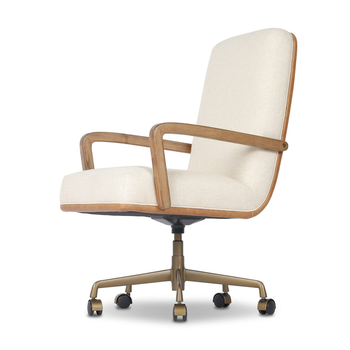 Timeo Desk Chair in Chaps Saddle from Four Hands - Luna Furniture