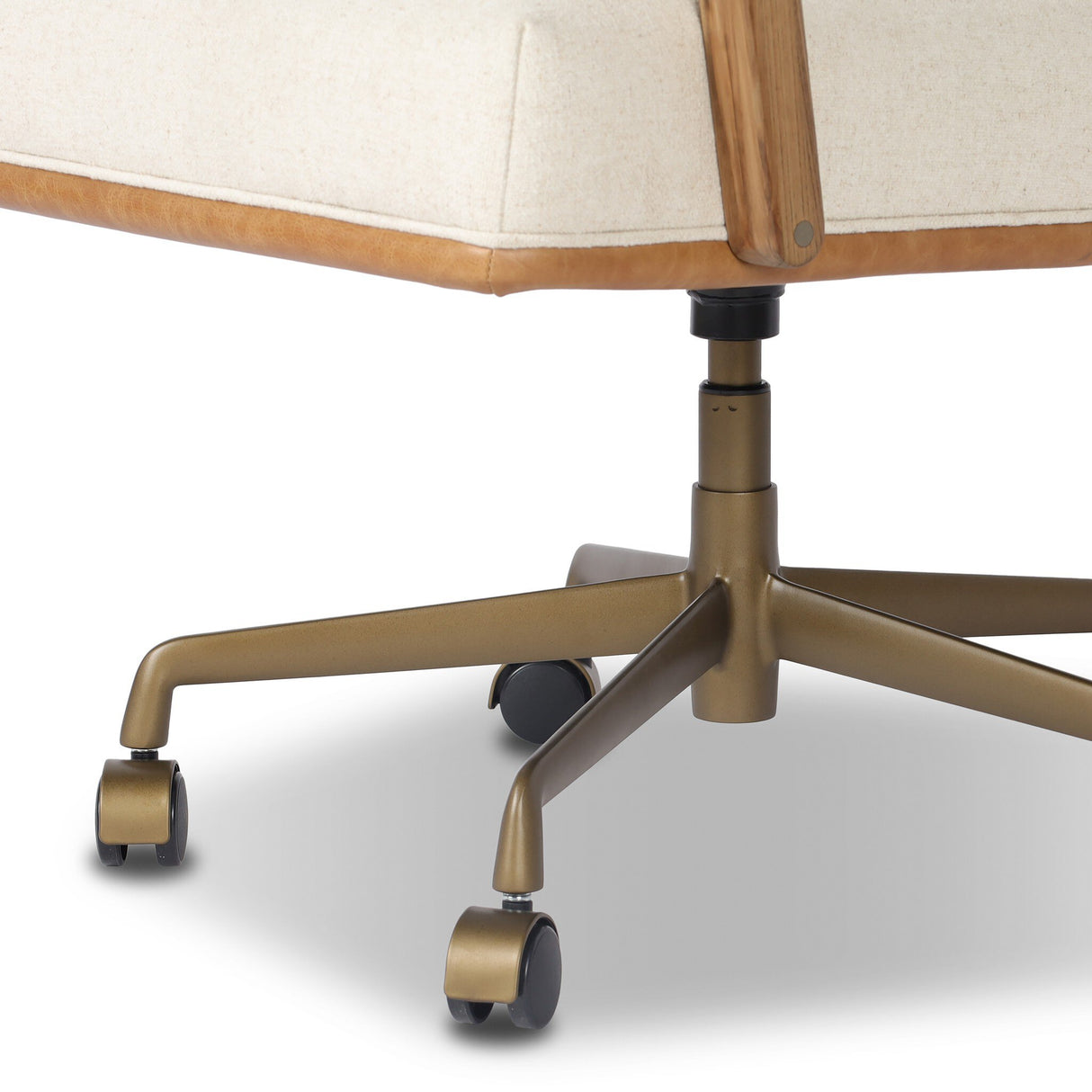 Timeo Desk Chair in Chaps Saddle from Four Hands - Luna Furniture