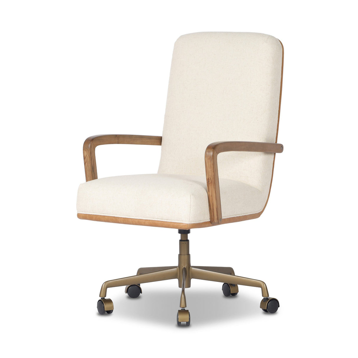 Timeo Desk Chair in Chaps Saddle from Four Hands - Luna Furniture