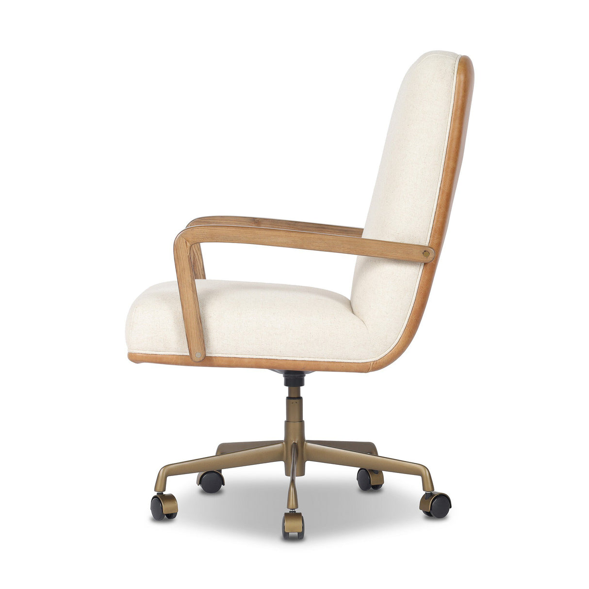 Timeo Desk Chair in Chaps Saddle from Four Hands - Luna Furniture