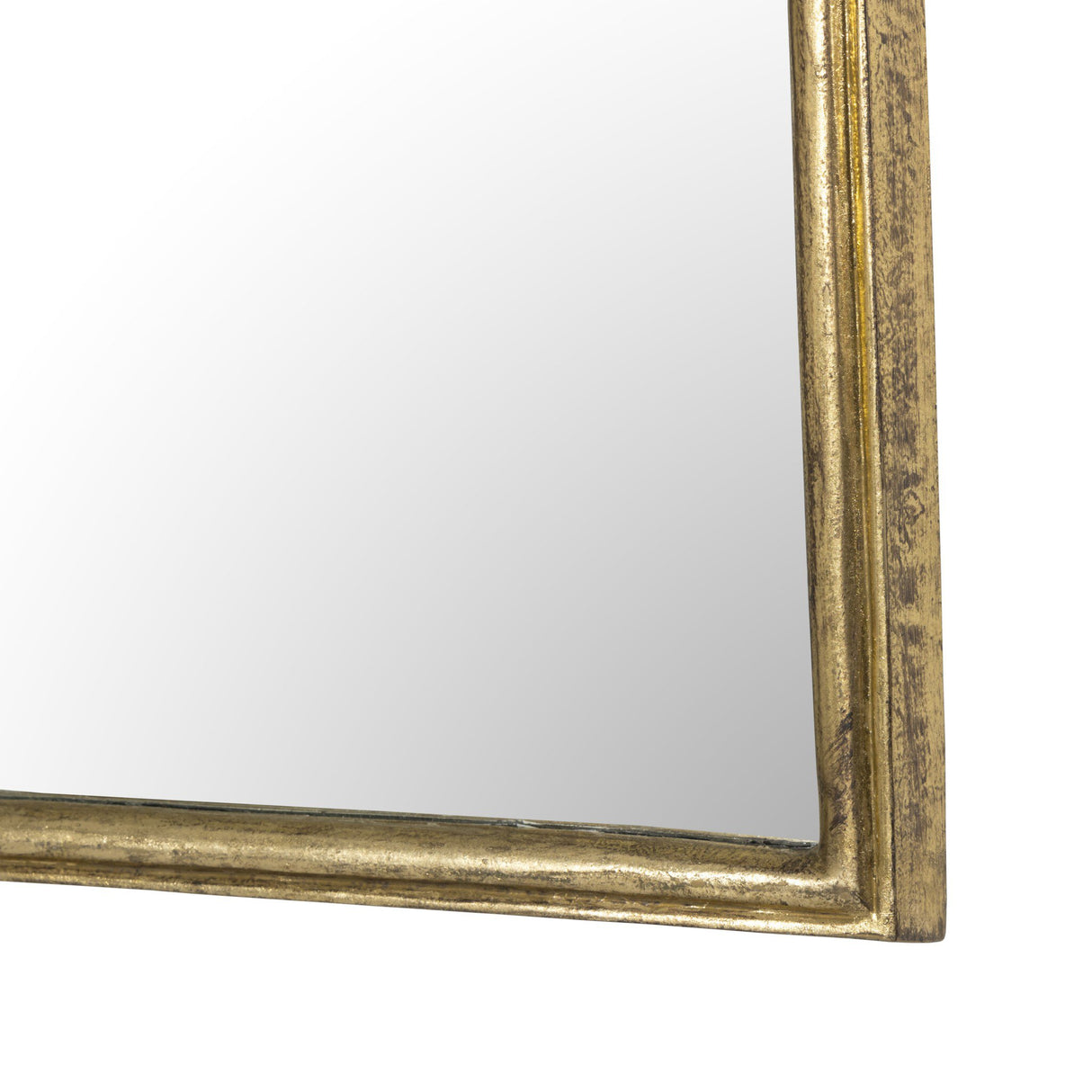 Loire Mantel Mirror in Antiqued Gold Leaf from Four Hands - Luna Furniture