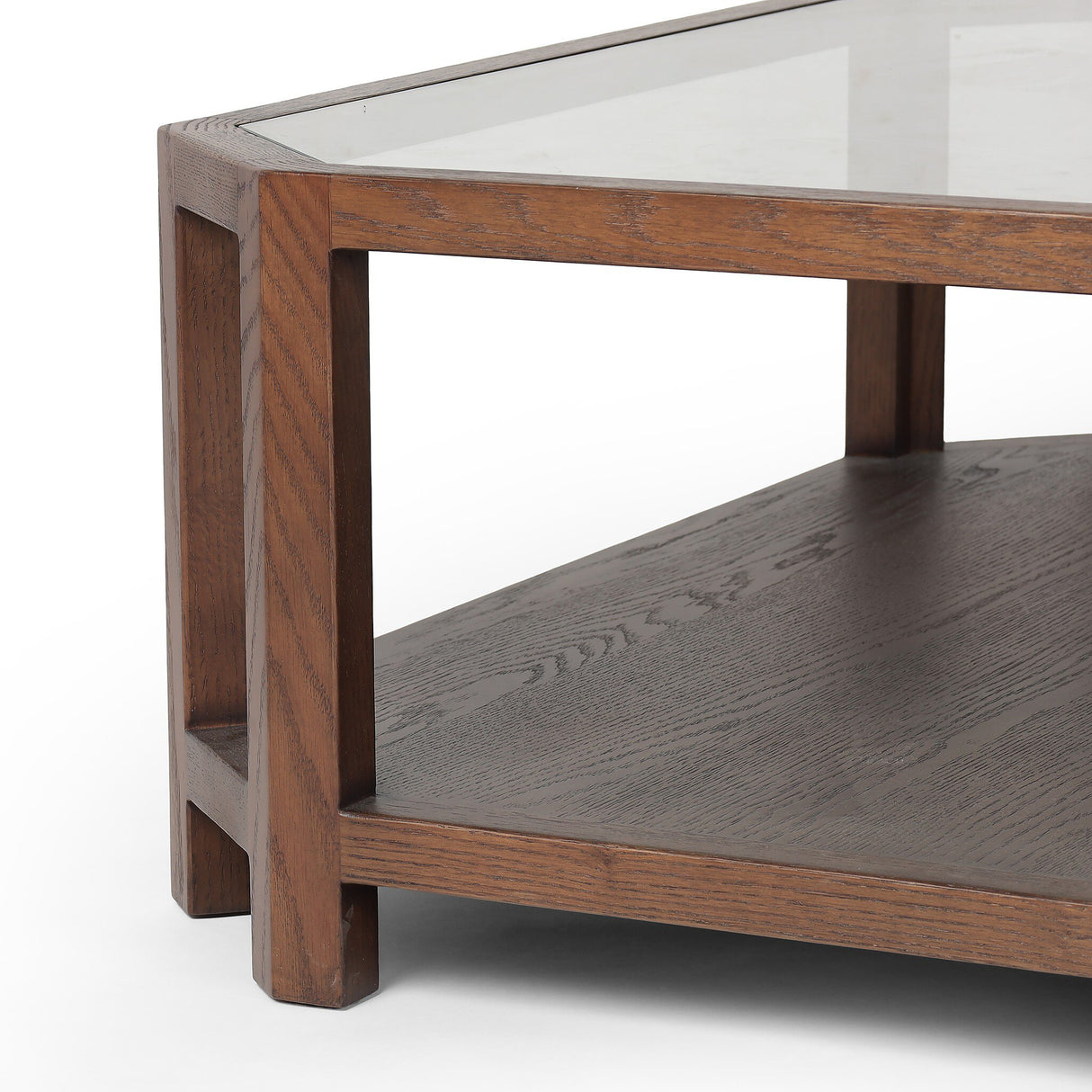 Jenzen Coffee Table in Tempered Glass from Four Hands - Luna Furniture
