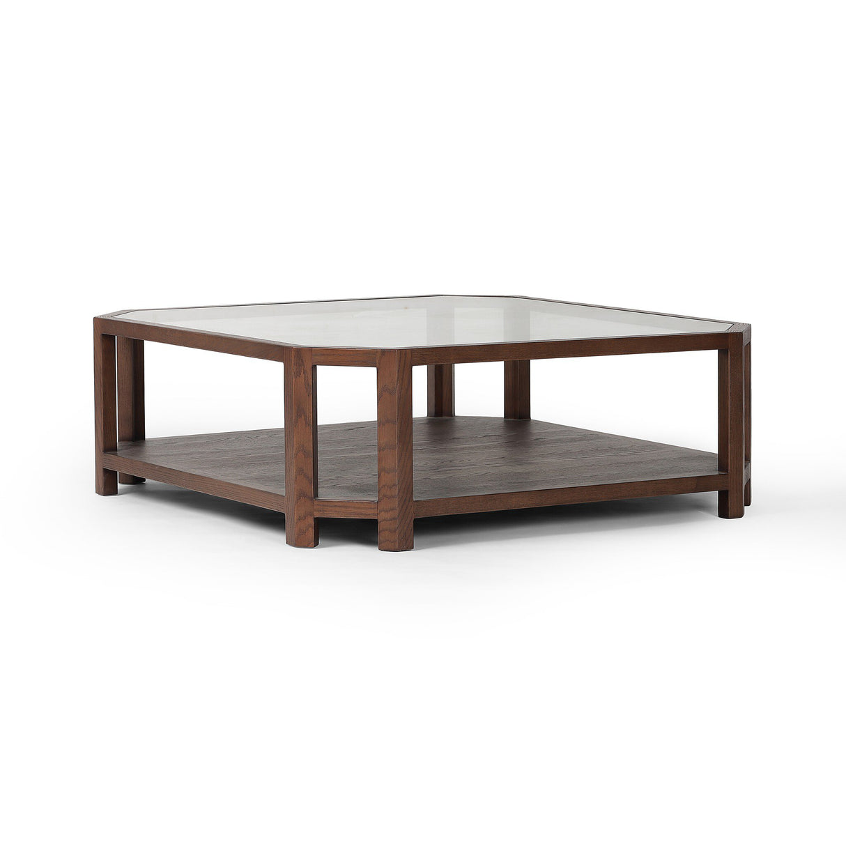 Jenzen Coffee Table in Tempered Glass from Four Hands - Luna Furniture